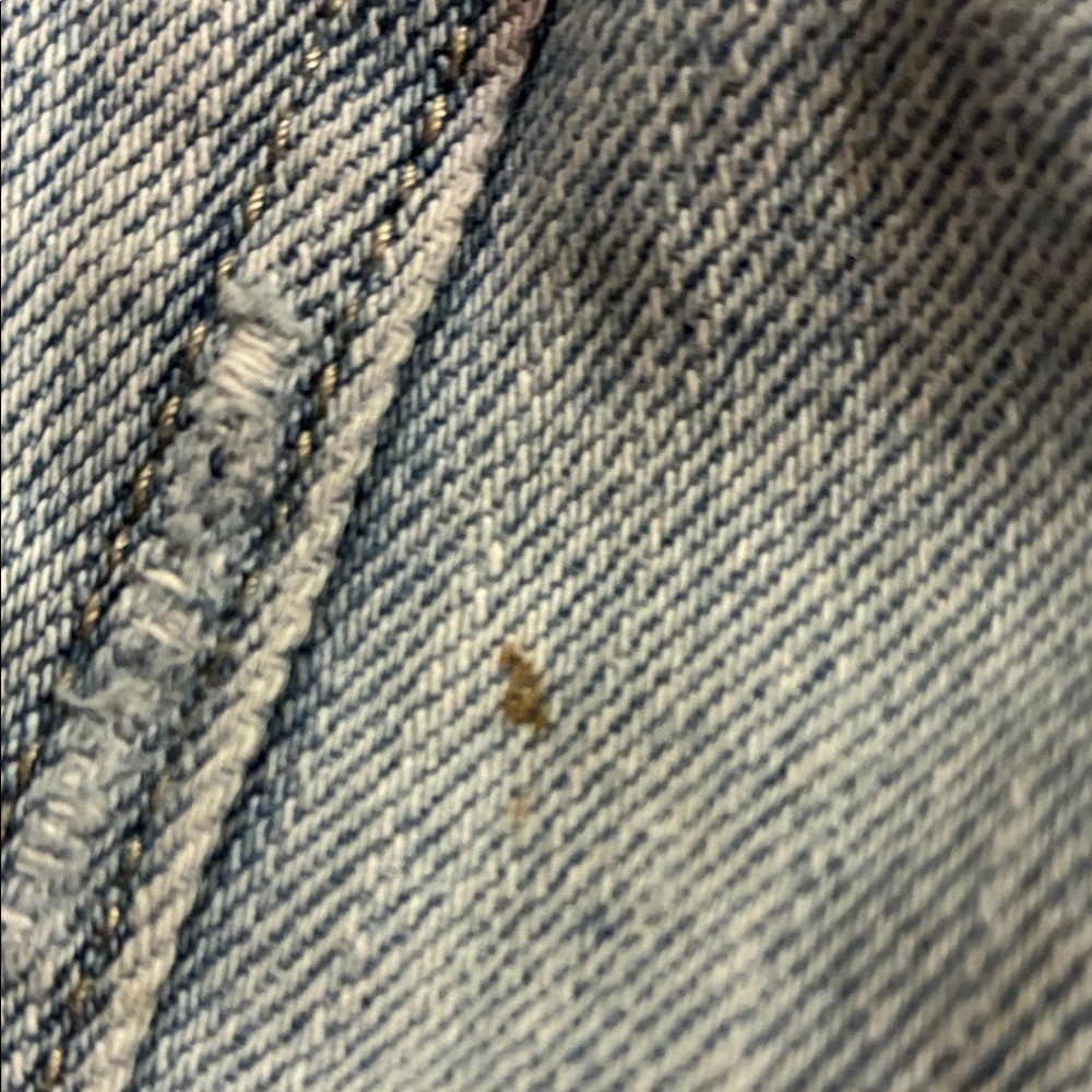 Distressed Light Blue Women's Jeans - Picture 3 of 3